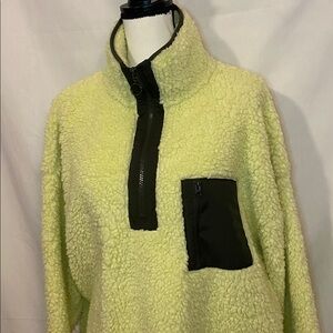 Lou & Grey Sherpa Jacket in Yellow and Black